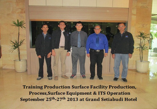 Training Production Surface Facility Production,Process,Surface Equipment & ITS Operation
